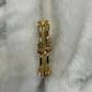 Kids Gold Lakshmi Motif Crystal Bar Bangle