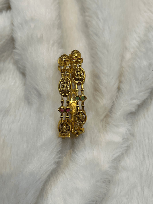 Kids Lakshmi Multicolor Stone Bar Bangle