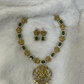 Antique Lakshmi Emerald Neck Piece