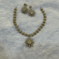 Starburst CZ Teardrop Neck Piece