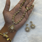 Starburst CZ Teardrop Neck Piece
