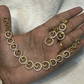 Gold-Tone Openwork Swirl Motif Necklace Set
