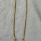 1Gram GoldPolish-Diamond Ruby Pendent Chain (18inch)