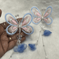 Butterfly Alligator clip-Mom & Daughter