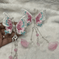 Butterfly Alligator clip-Mom & Daughter
