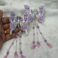 Butterfly Alligator clip-Mom & Daughter