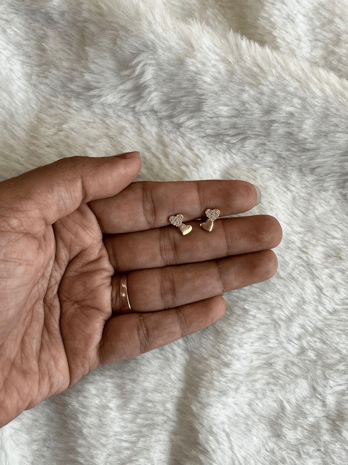 Twin Heart Cascade Studs