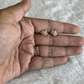 Frosted Maple Leaf Studs